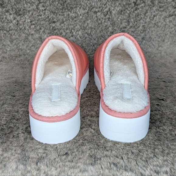 Anthropologie Maeve Puffy Platform Slippers Pink Women's Small 6-7 - Picture 6 of 11